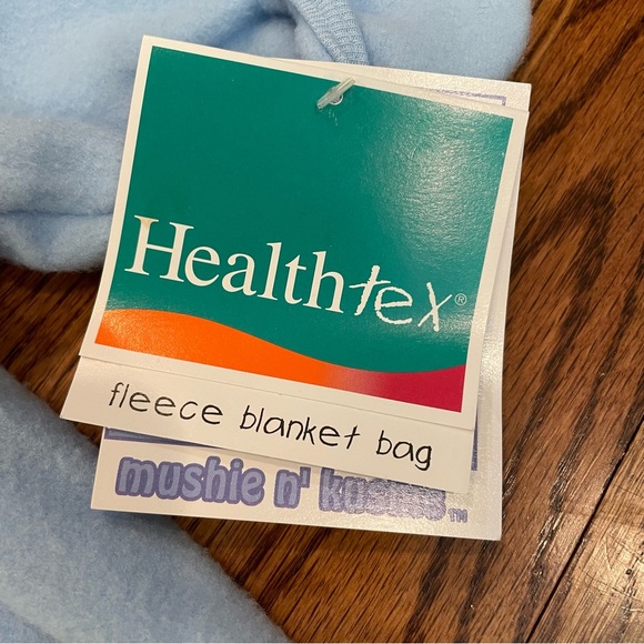 Healthtex Fleece Blanket Baby Bag Blue Size 0-6Months - Picture 5 of 5